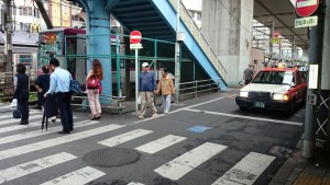 王子駅 横断歩道